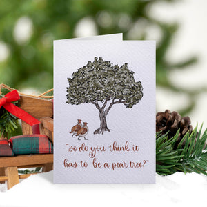 Partridge in a Pear Tree Card