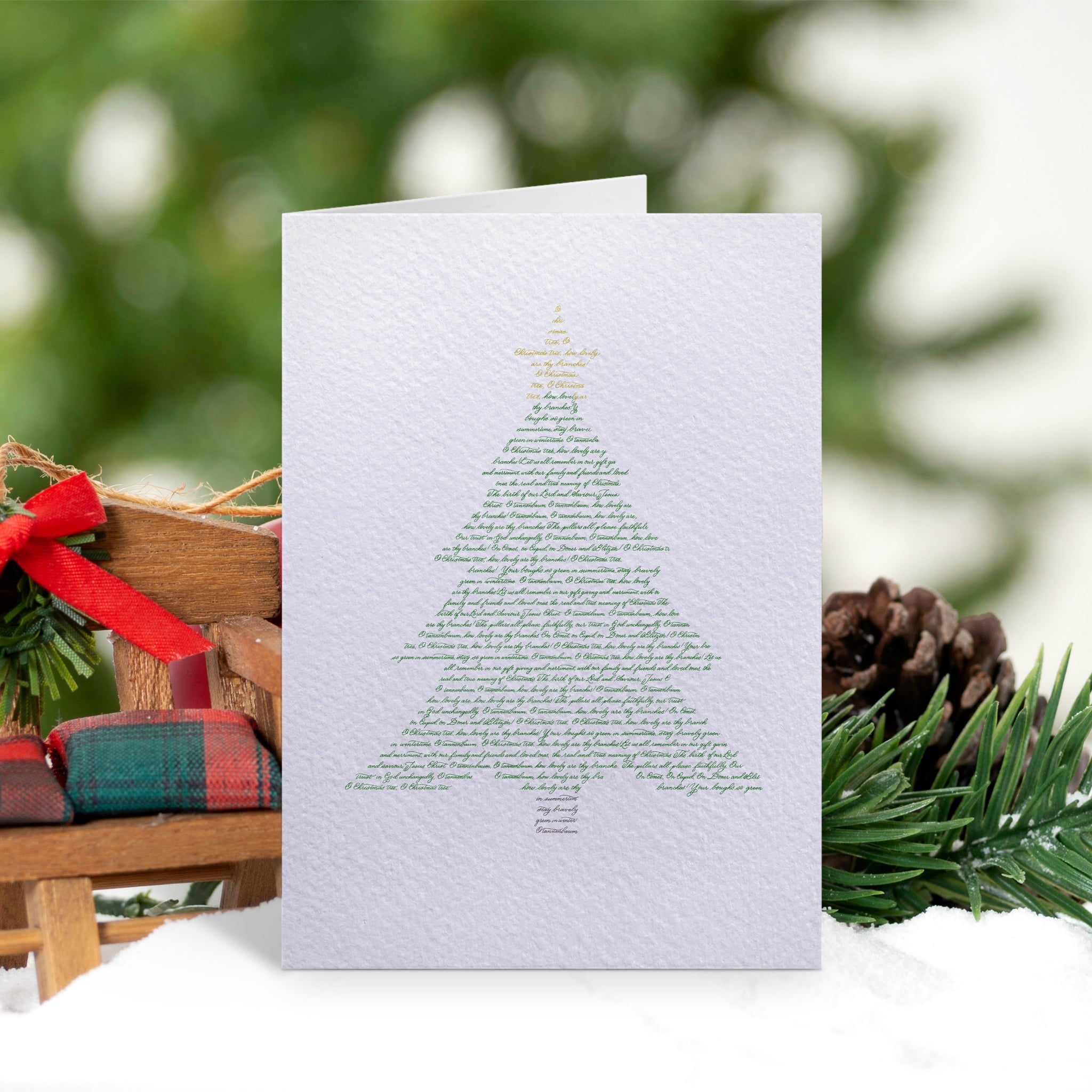 O Christmas Tree Card