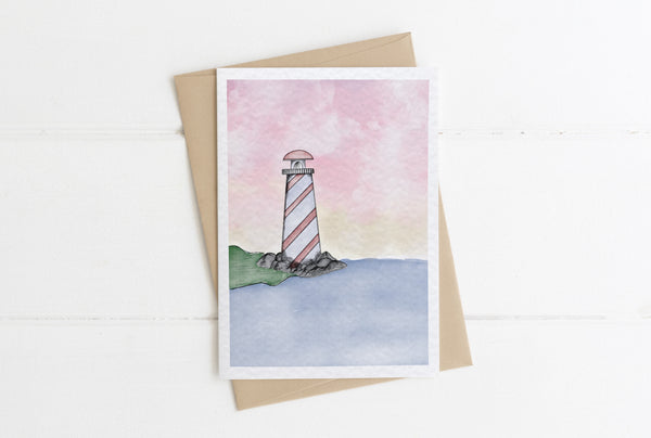 Lighthouse Notecard