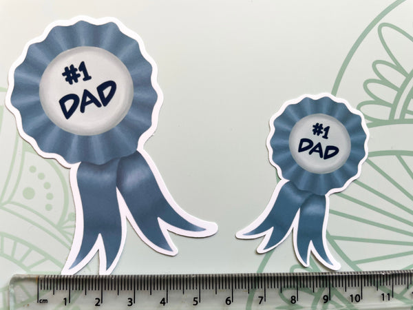 Number One Dad Sticker